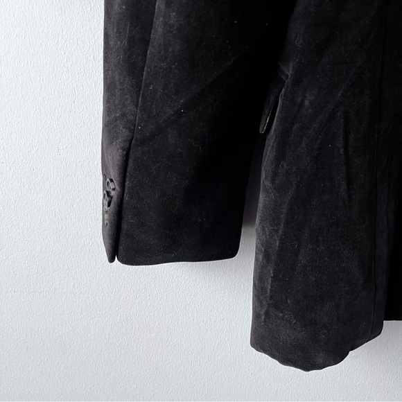 Men’s Y2K Banana Republic Velvet Brown 100% Cotton Blazer Sport Coat Size 42R - Picture 6 of 13